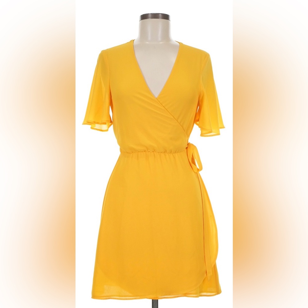 Show Me Your MuMu Sunny Yellow Mini Dress